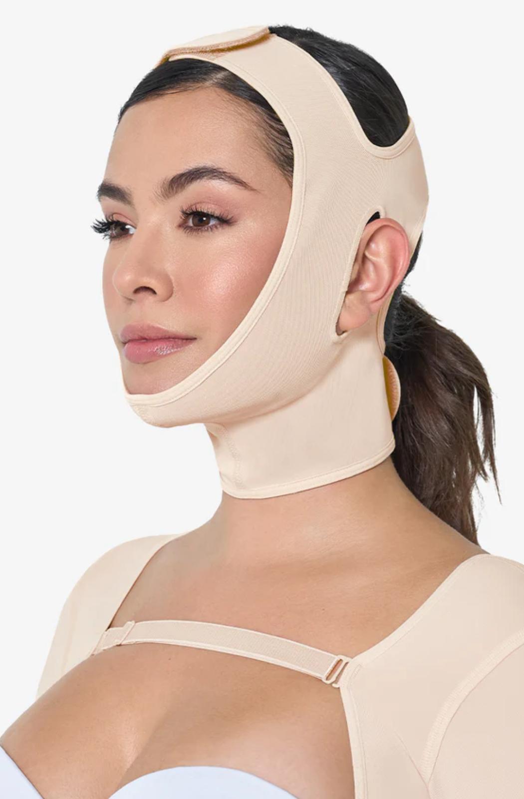 Ref. 019 -9010-4 Mentonera Faja Colombiana uso Postquirúrgico - Ropa Colombiana