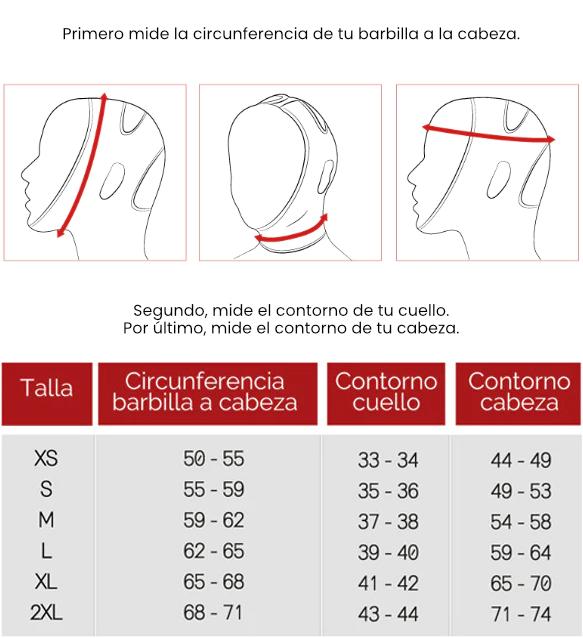 Ref. 019 -9010-4 Mentonera Faja Colombiana uso Postquirúrgico - Ropa Colombiana
