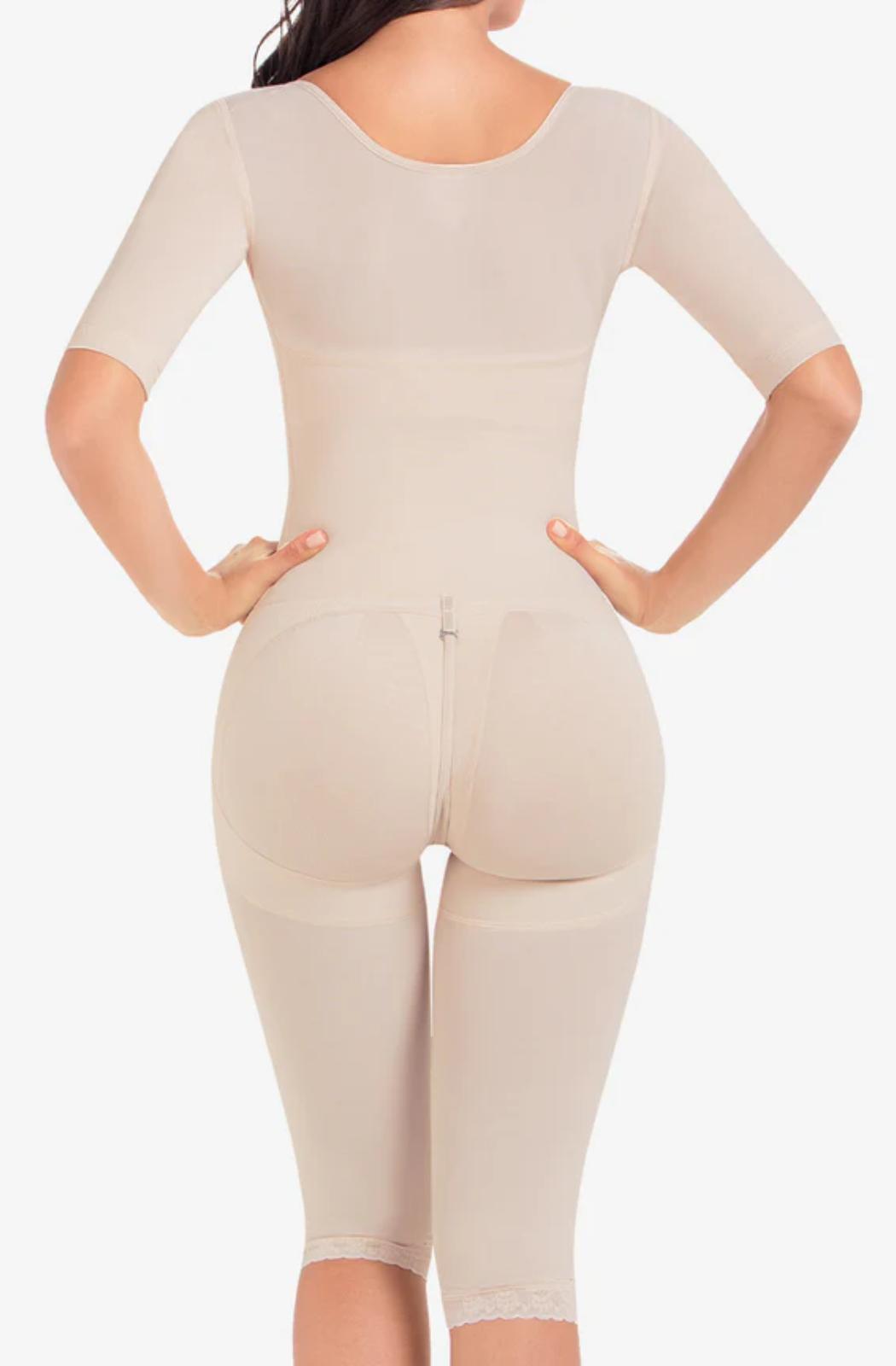 Ref. 019 -9142 Faja Postquirúrgica Tipo Capri con Mangas