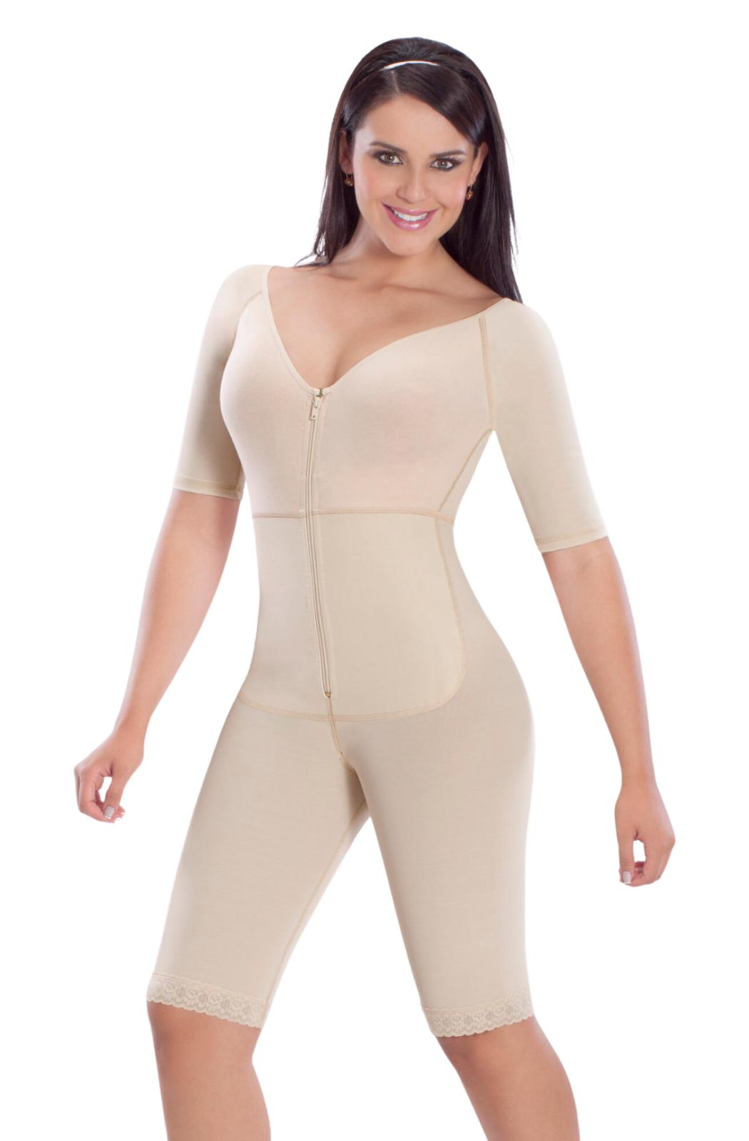 Ref. 019 -9162 Faja Postquirúrgica de Alta Compresión con Mangas - Ropa Colombiana