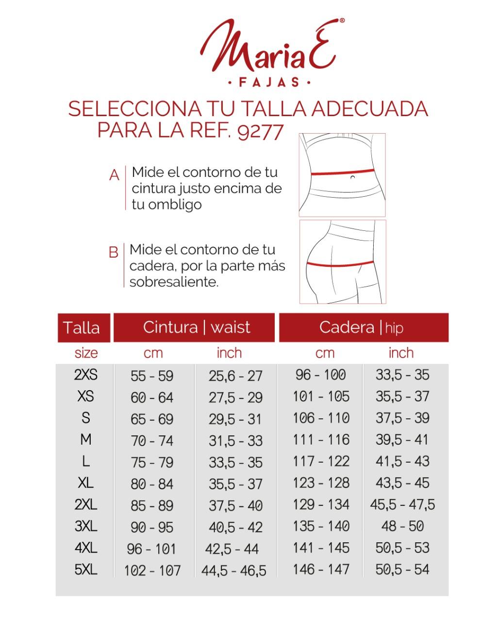 Ref. 019 -9277  Faja Cadera Ancha y Cintura Pequeña - Ropa Colombiana