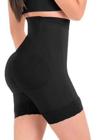 Ref. 019 -9549 Short Levanta Cola Talle Alto Con Control De Abdomen - Ropa Colombiana