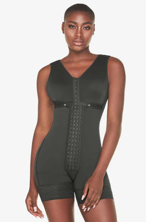 Ref. 019 -FQ102 Faja Corta con Brasier Levanta Cola Postquirúrgica - Ropa Colombiana