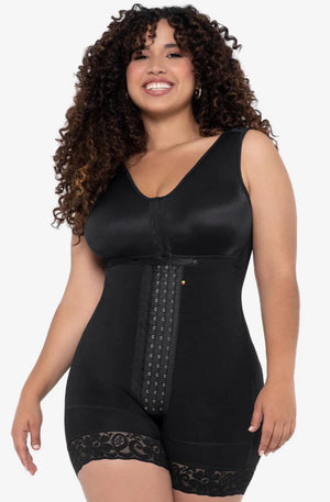Ref. 019 -FQ102 Faja Corta con Brasier Levanta Cola Postquirúrgica - Ropa Colombiana