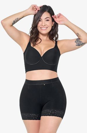 Ref. 019 -FU101 Short Moldeador Con Realce De Cadera - Ropa Colombiana