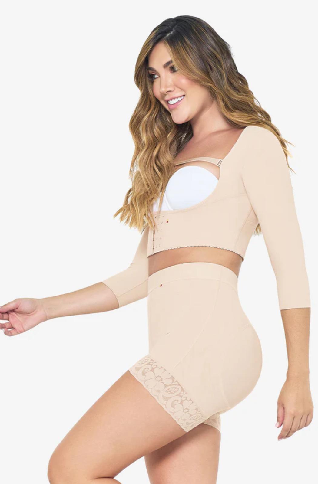 Ref. 019 -FU101 Short Moldeador Con Realce De Cadera - Ropa Colombiana