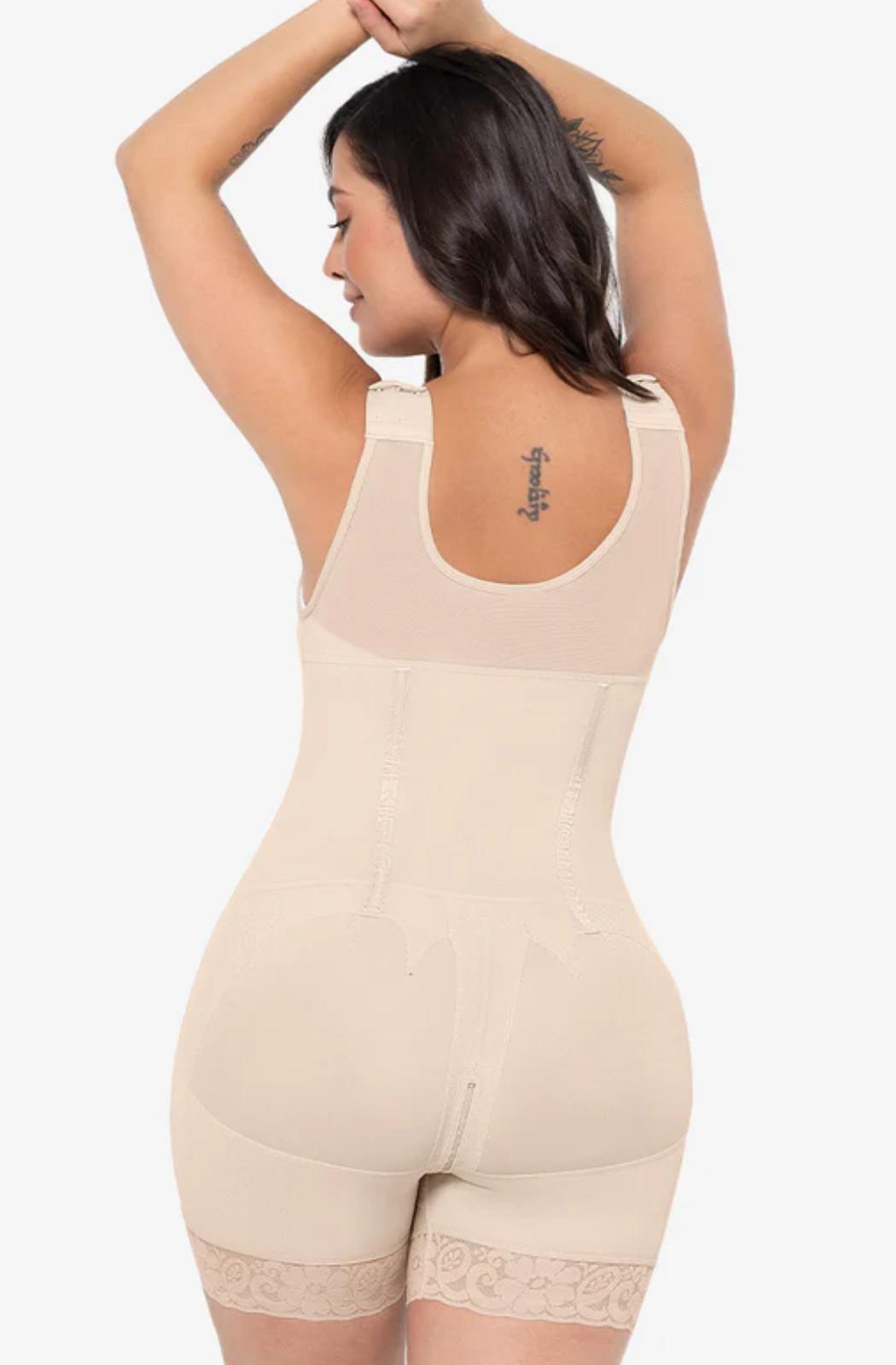 Ref. 019 -FU127-FJ127SR Faja Corta con Varillas en Powernet - Ropa Colombiana