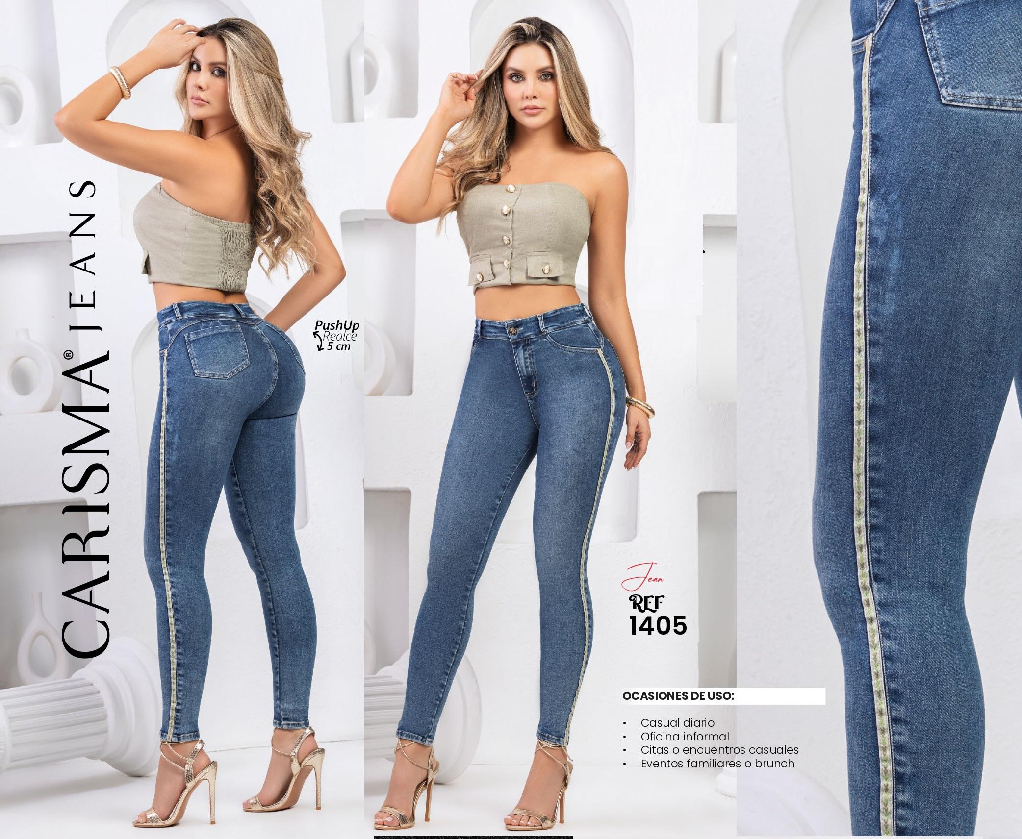 Ref. 070 -C1405 Jean push up - Ropa Colombiana