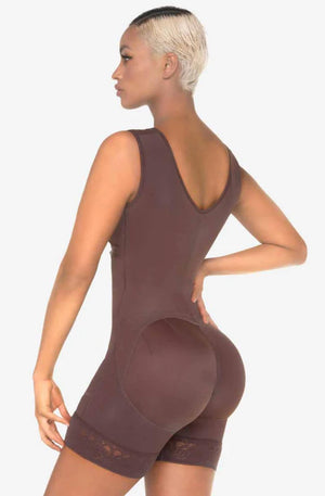 Ref. 019 -FQ102 Faja Corta con Brasier Levanta Cola Postquirúrgica - Ropa Colombiana