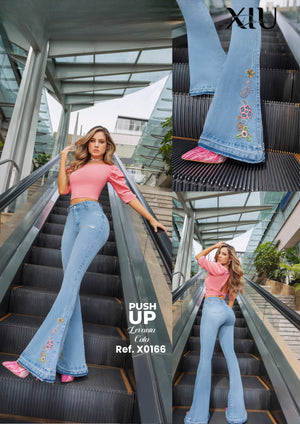 Ref. 050 -X0166 Jeans Colombianos Push Up - Ropa Colombiana