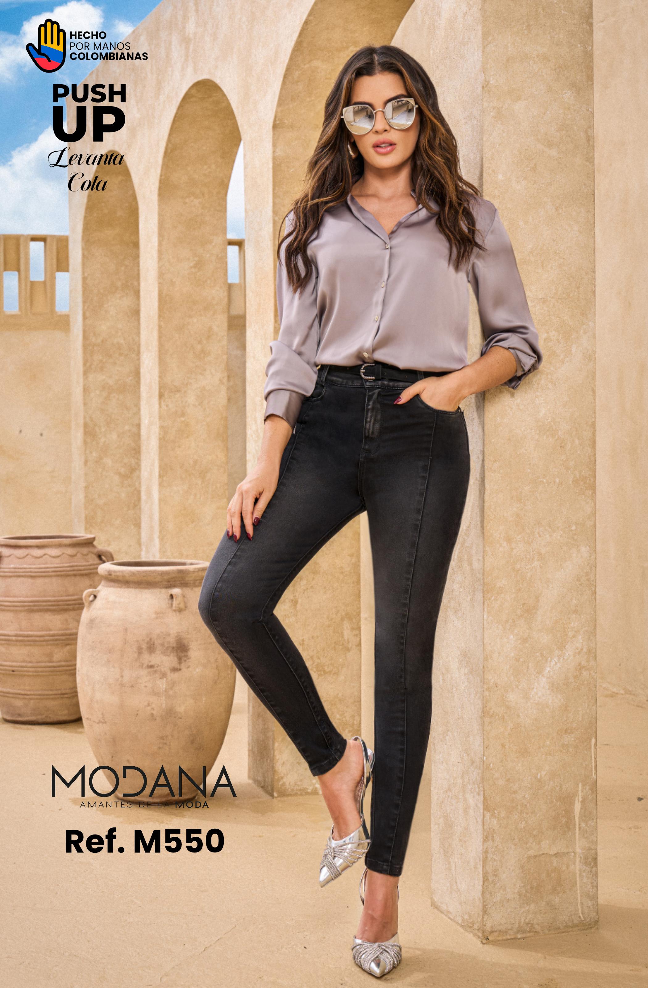 Ref. 077 -M550 Jean Push up - Ropa Colombiana