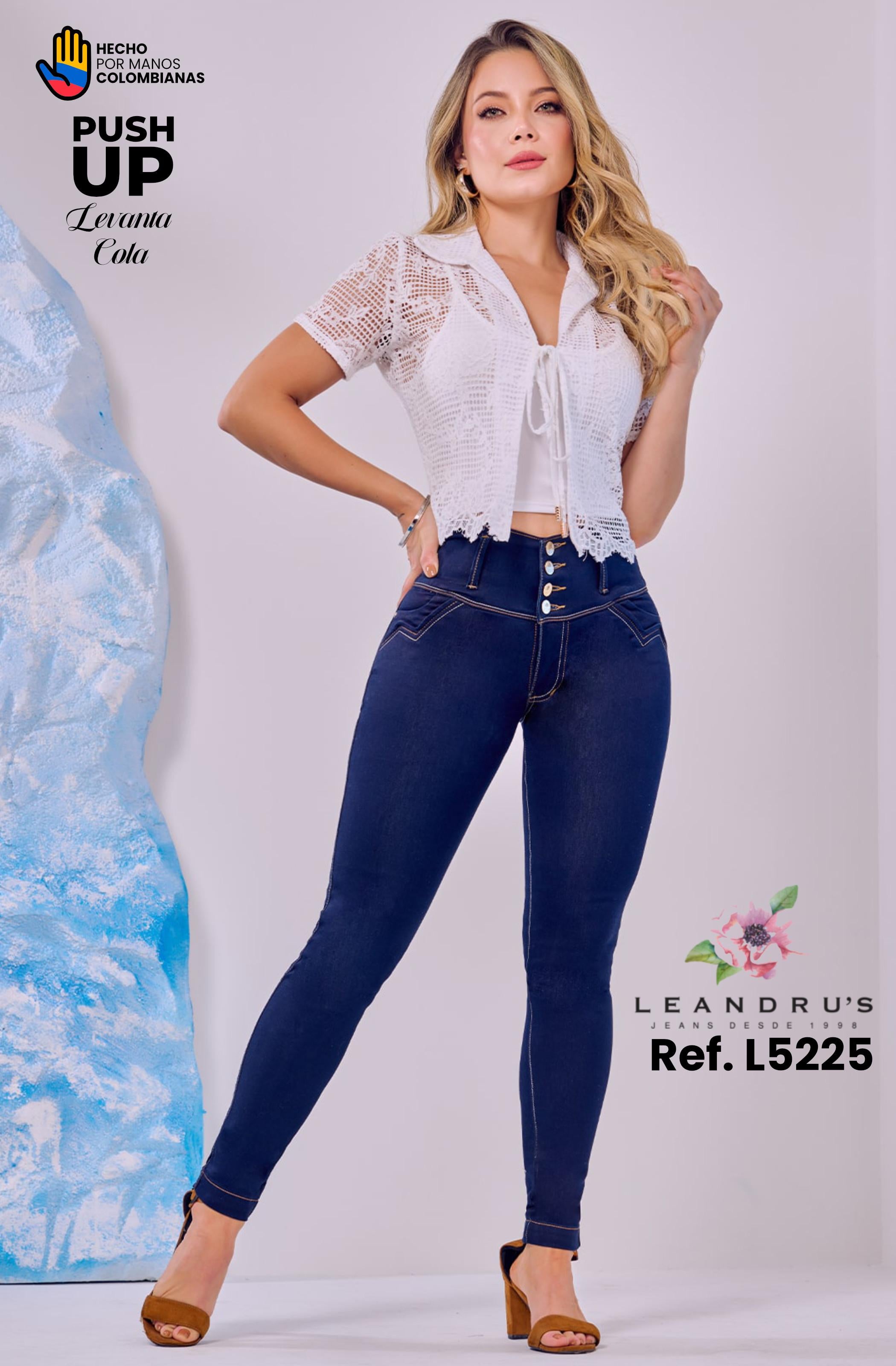 Ref. 10255 -L5225 Jean Push Up Colombiano