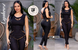 Ref. 006 -2382 ENTERIZO COLOMBIANO  LARGO LEVANTA COLA MANGA CORTA - Ropa Colombiana