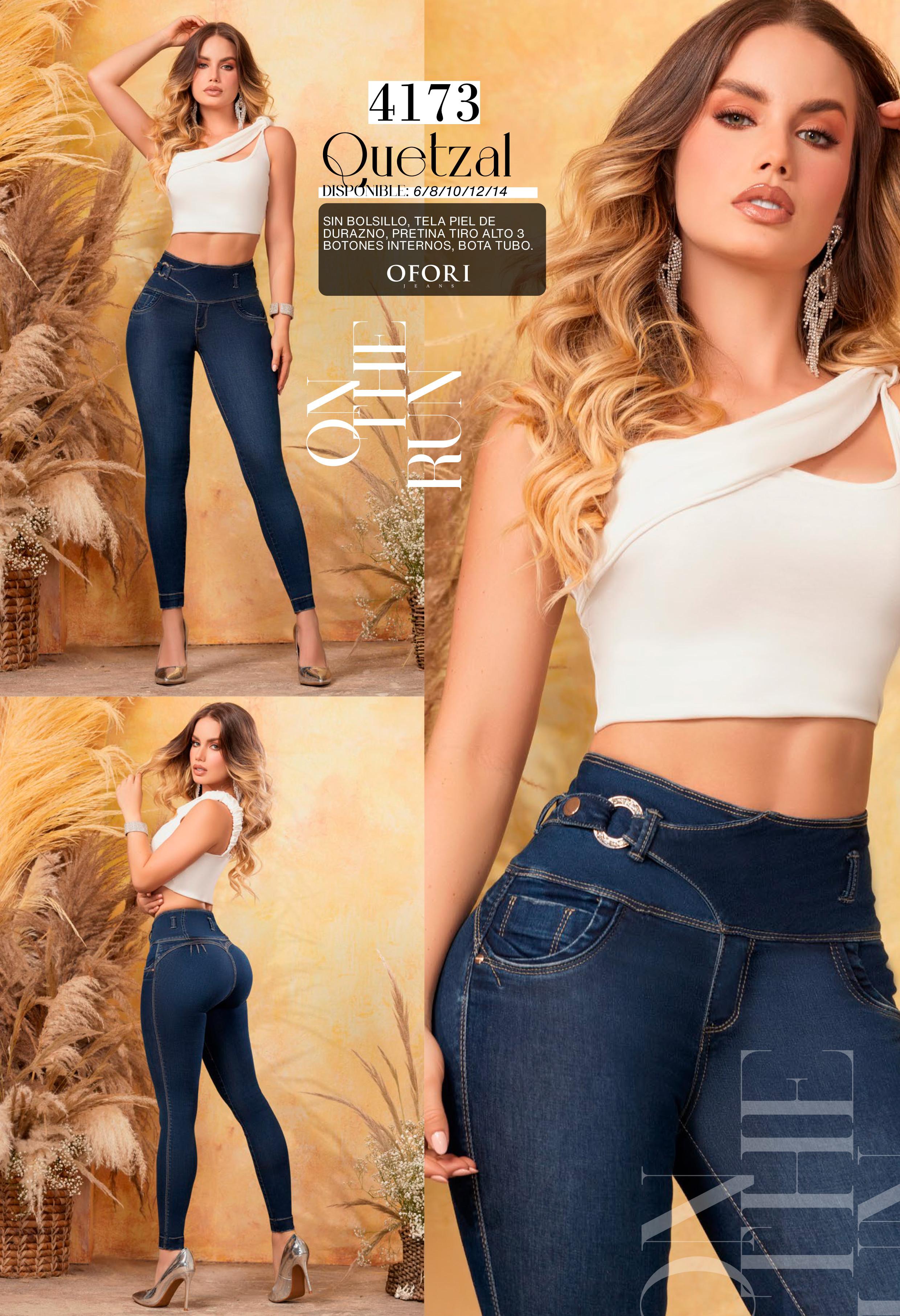 Ref. 8521447 -4173 QUETZAL Jeans Push Up Colombianos - Ropa Colombiana