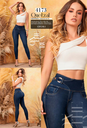 Ref. 8521447 -4173 QUETZAL Jeans Push Up Colombianos - Ropa Colombiana