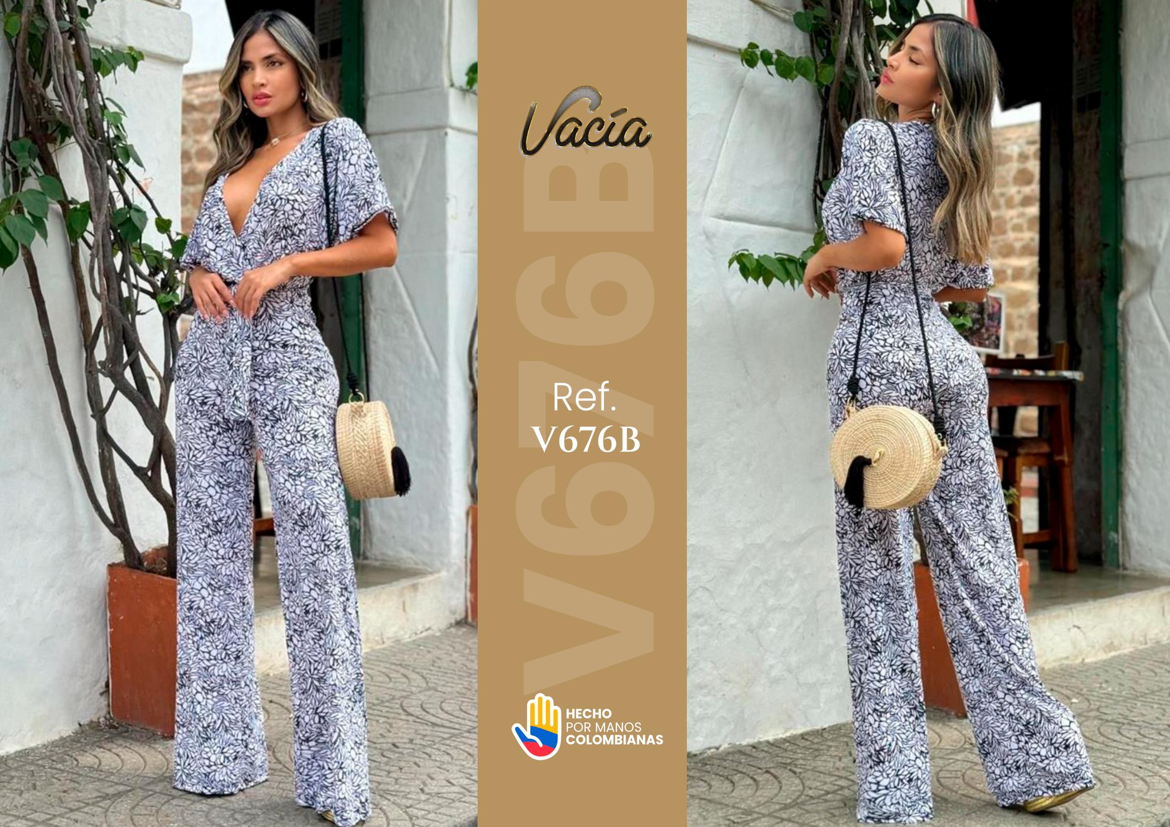 Ref. 049 -V676B Enterizo de Fiesta Largo - Ropa Colombiana