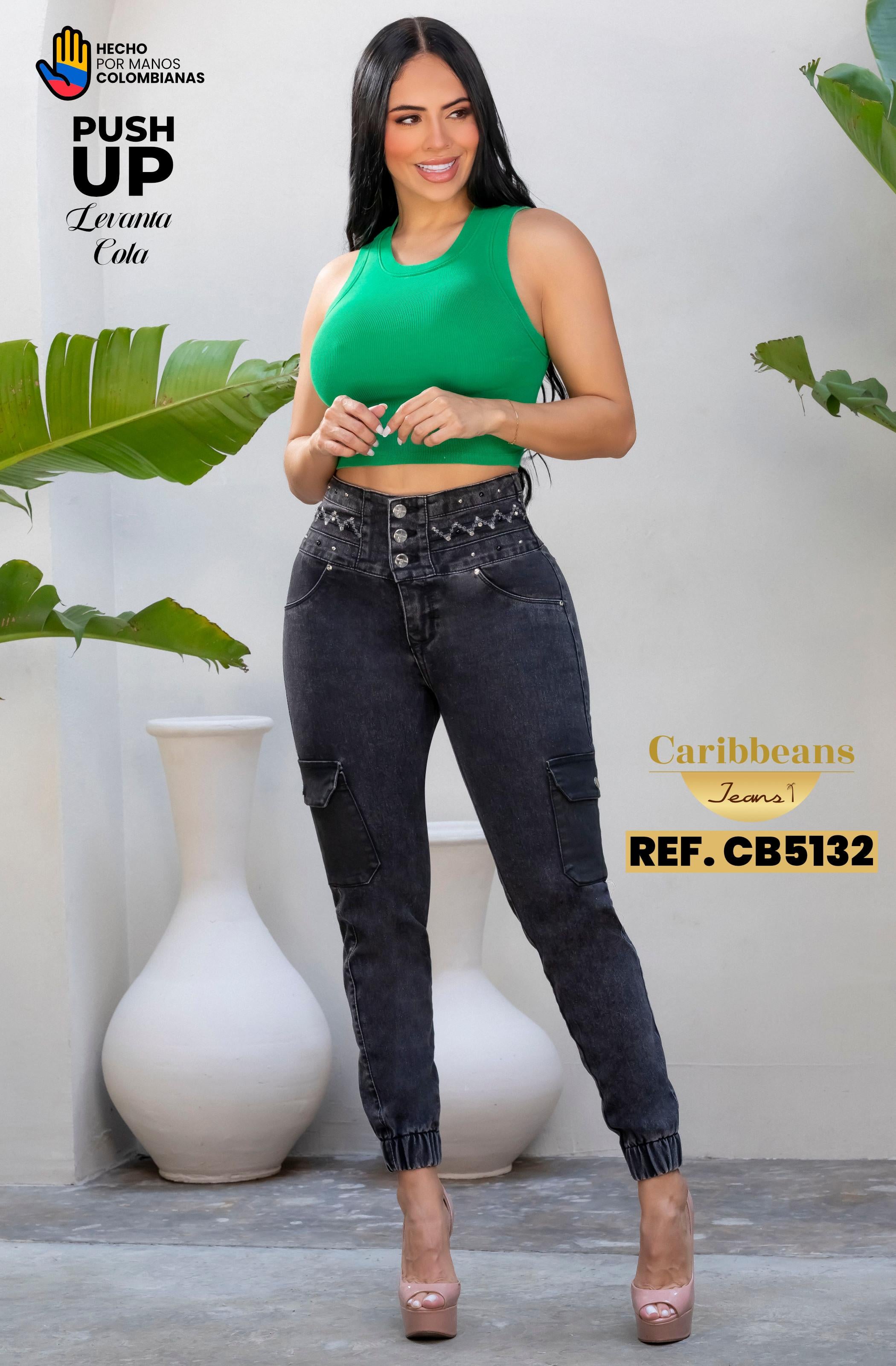 Ref. 041 -CB5132 Pantalon colombiano push up