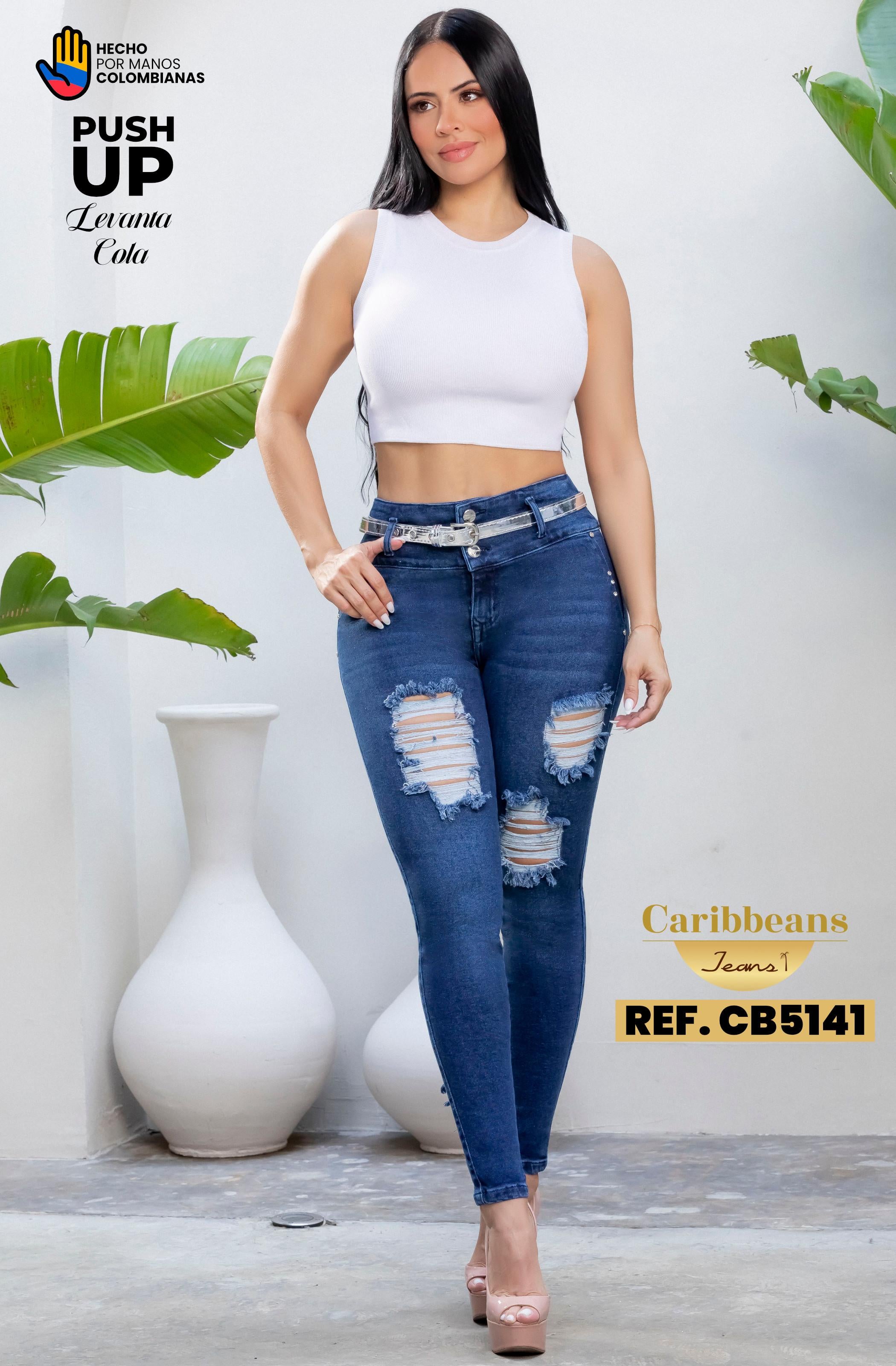 Ref. 041 -CB5141 Jean Push Up Colombiano