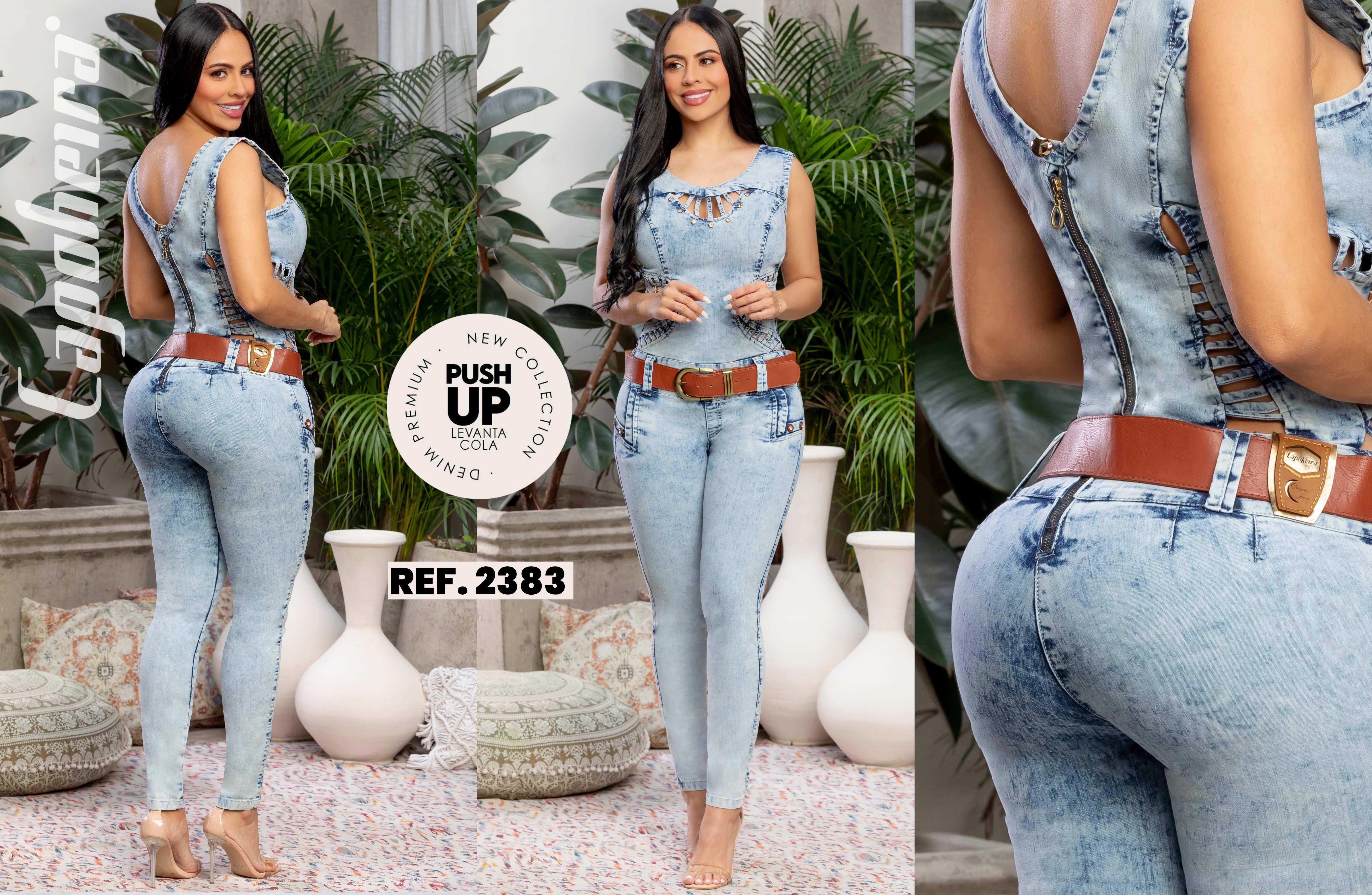 Ref. 006 -2383 ENTERIZO COLOMBIANO  LARGO LEVANTA COLA - Ropa Colombiana