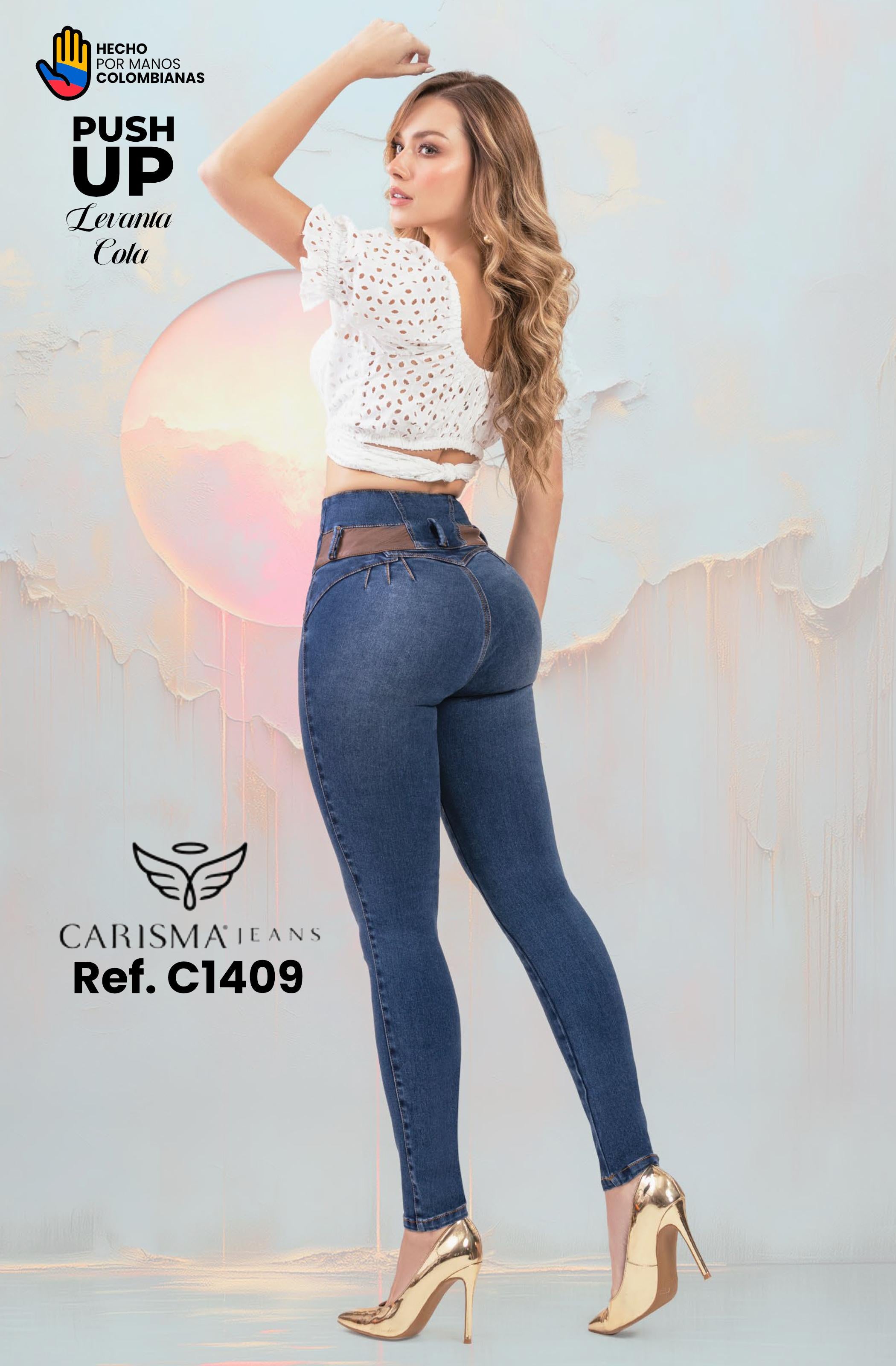 Ref. 070 -C1409 Jean Colombiano Push Up