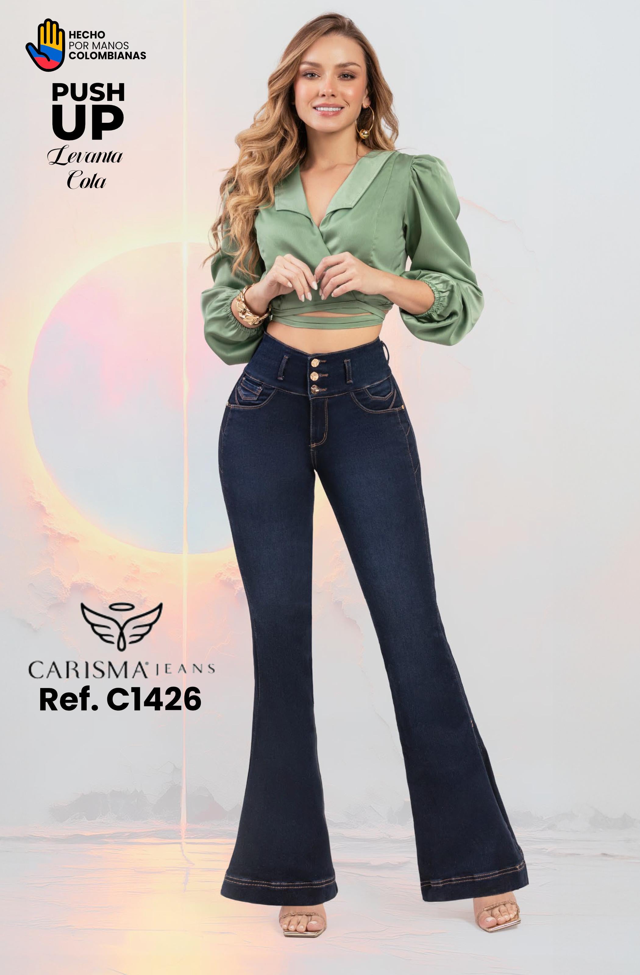 Ref. 070 -C1426 Jean Colombiano Push Up