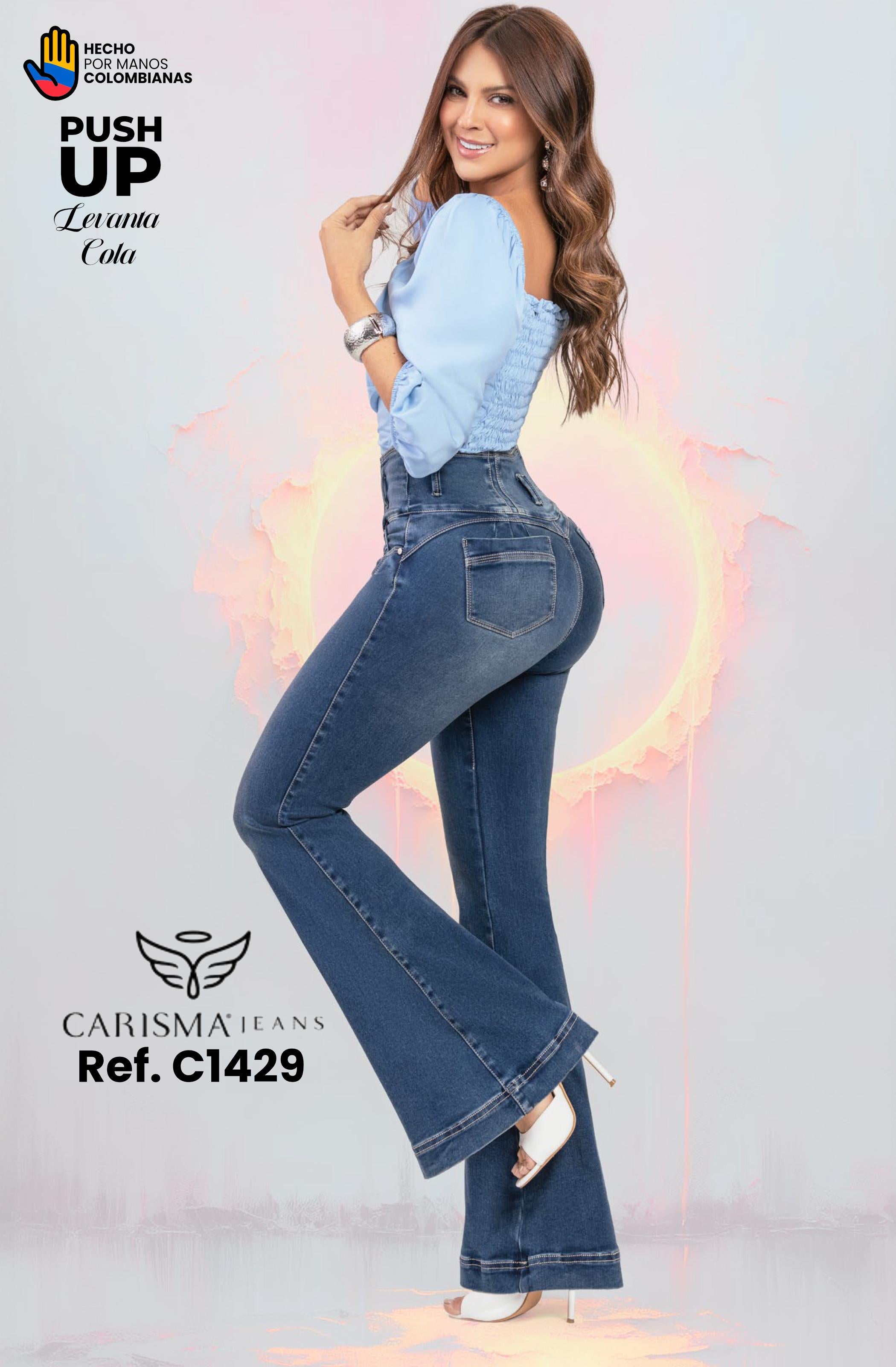 Ref. 070 -C1429 Jean Colombiano Push Up