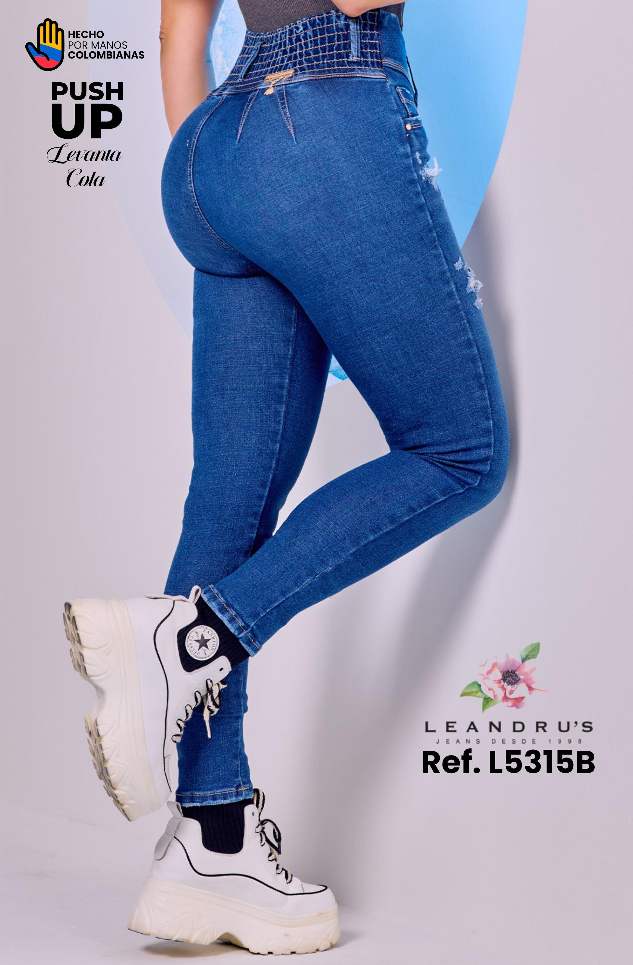 Ref. 10255 -L5315B Jean Push Up Colombiano - Ropa Colombiana