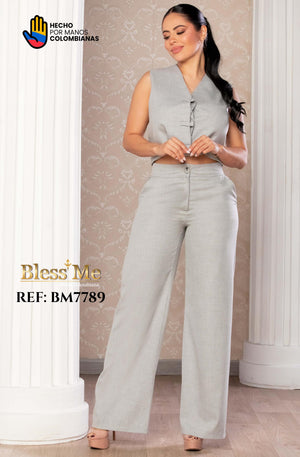 Ref. 5214002 -BM7789 Conjunto Largo Colombiano - Ropa Colombiana