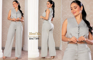 Ref. 5214002 -BM7789 Conjunto Largo Colombiano - Ropa Colombiana