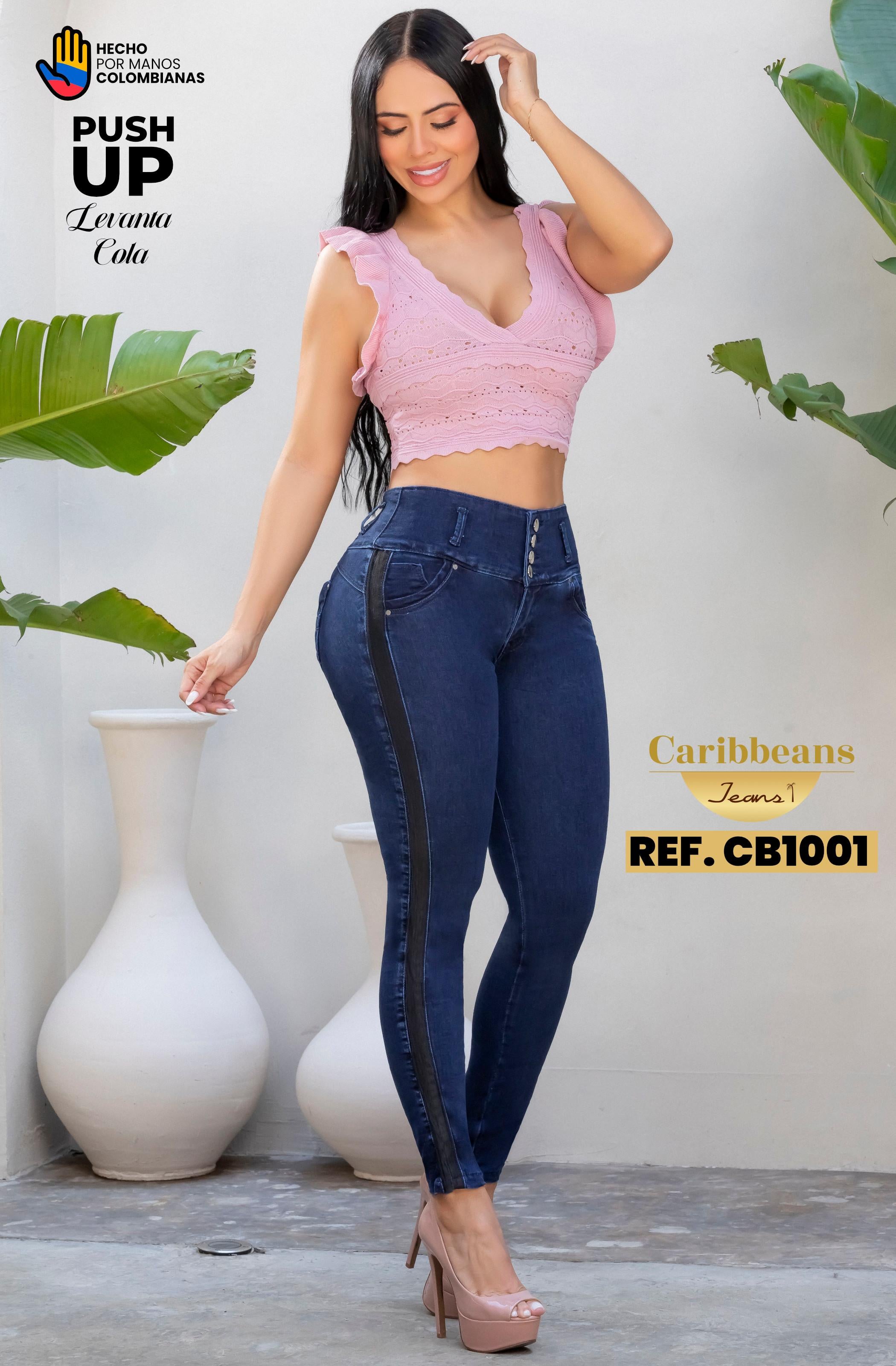 Ref. 041 -CB1001 Jeans Colombianos Push Up