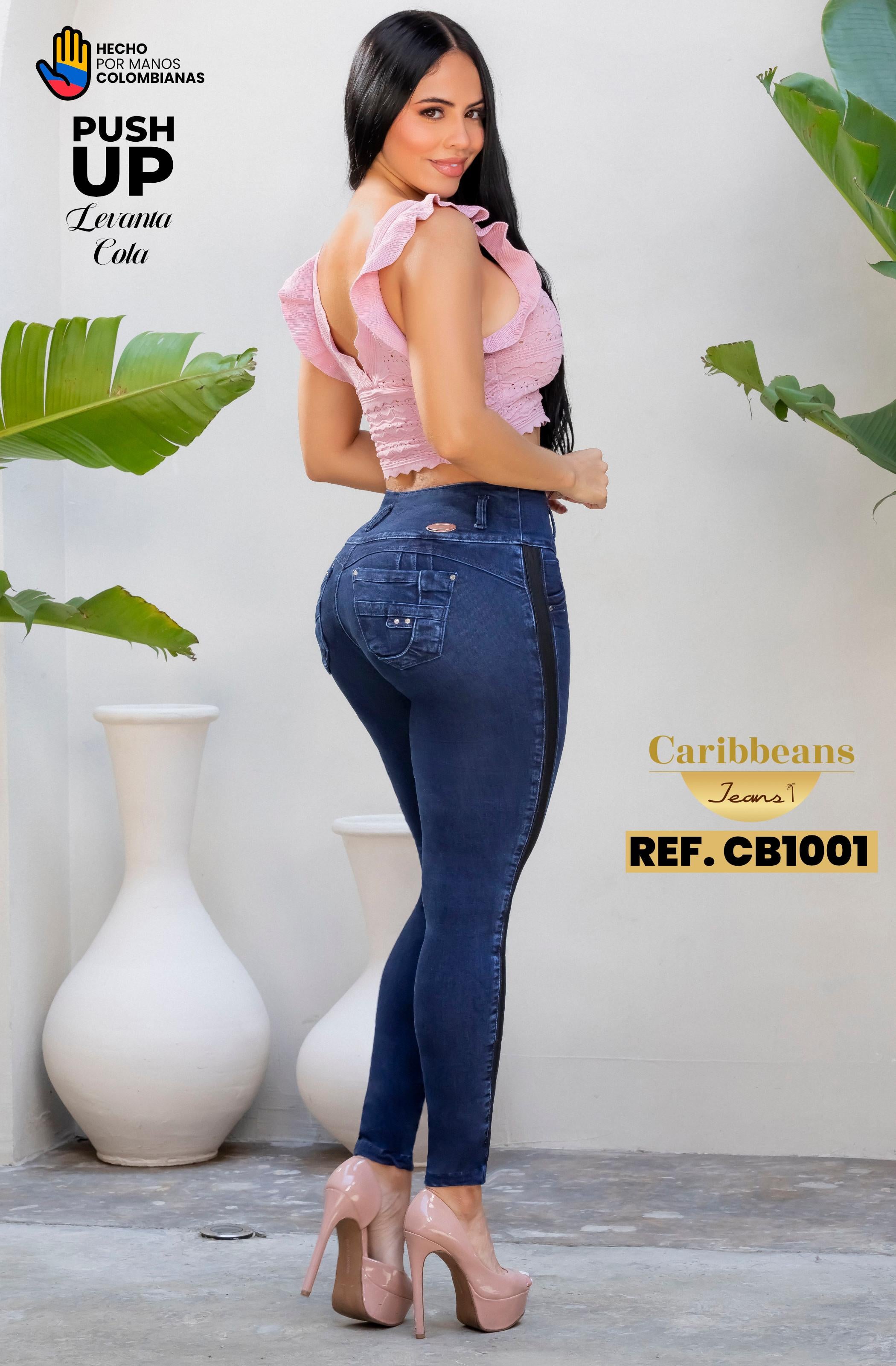 Ref. 041 -CB1001 Jeans Colombianos Push Up