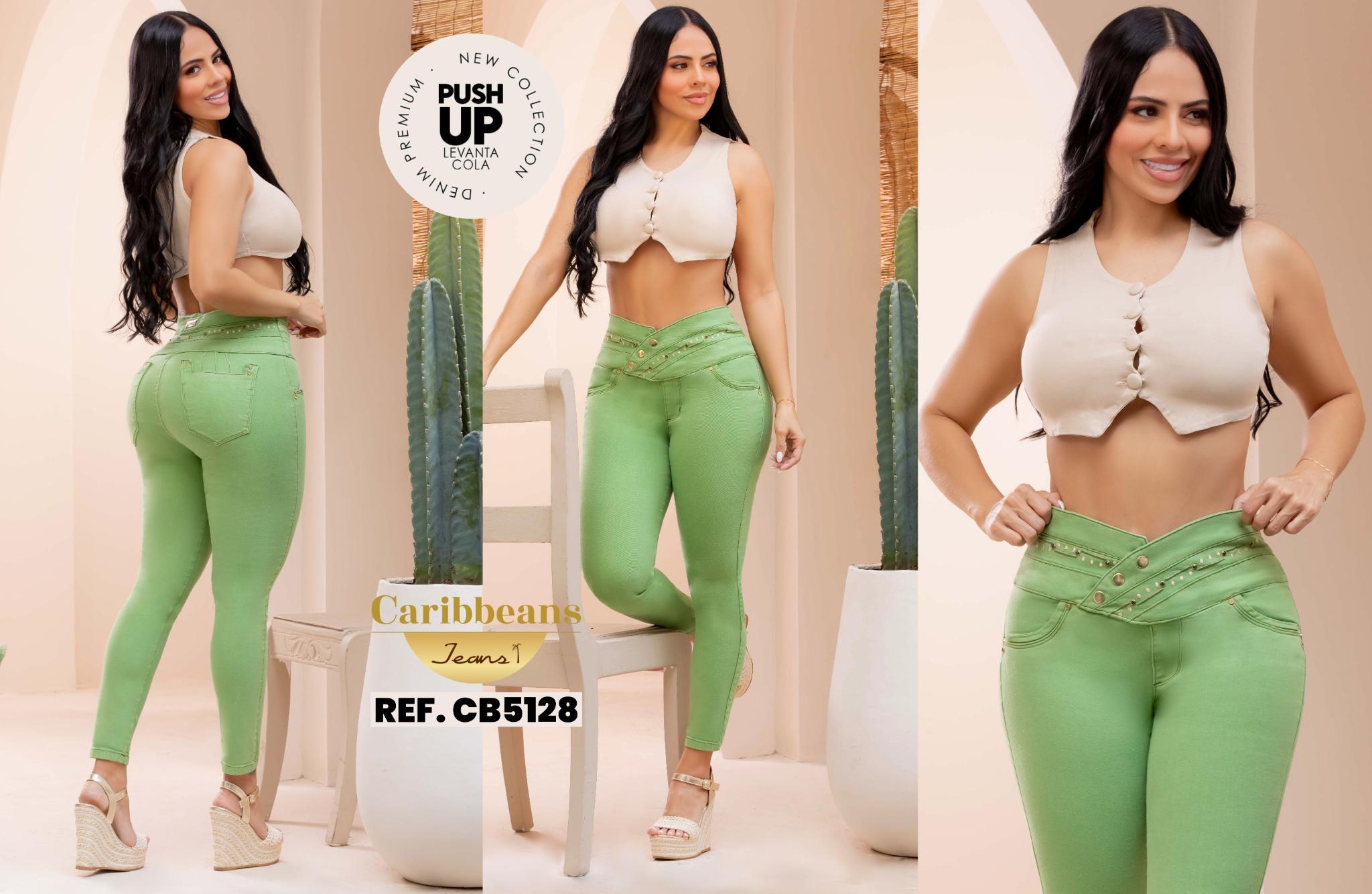 Ref. 041 -CB5128 Jean colombiano push up - Ropa Colombiana