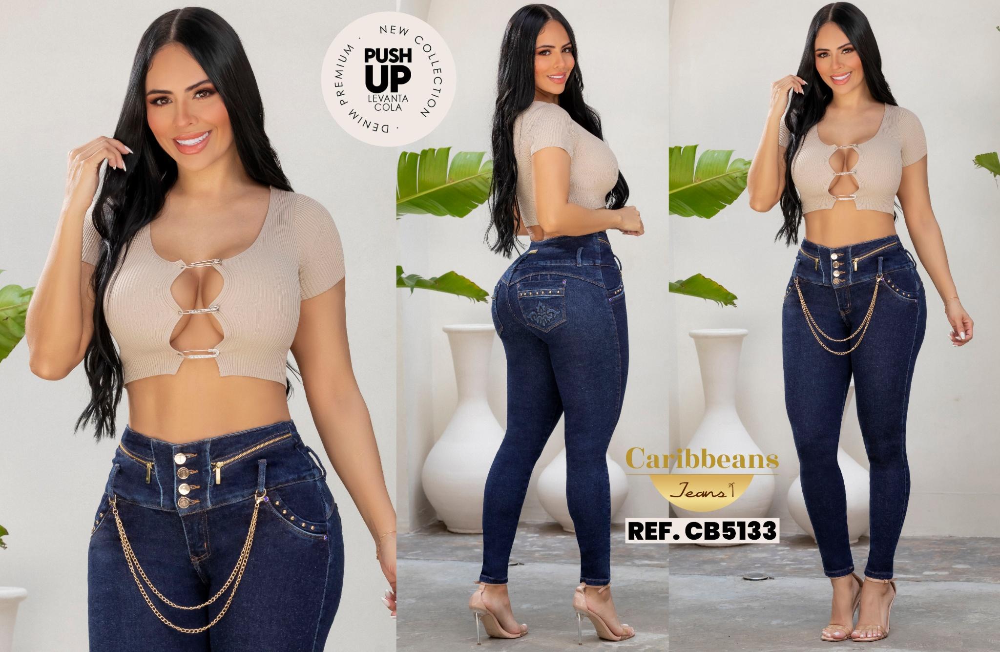 Ref. 041 -CB5133 Jean colombiano push up - Ropa Colombiana