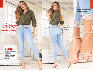 Ref. 57415520 -B1888 Jean Colombiano Push Up - Ropa Colombiana