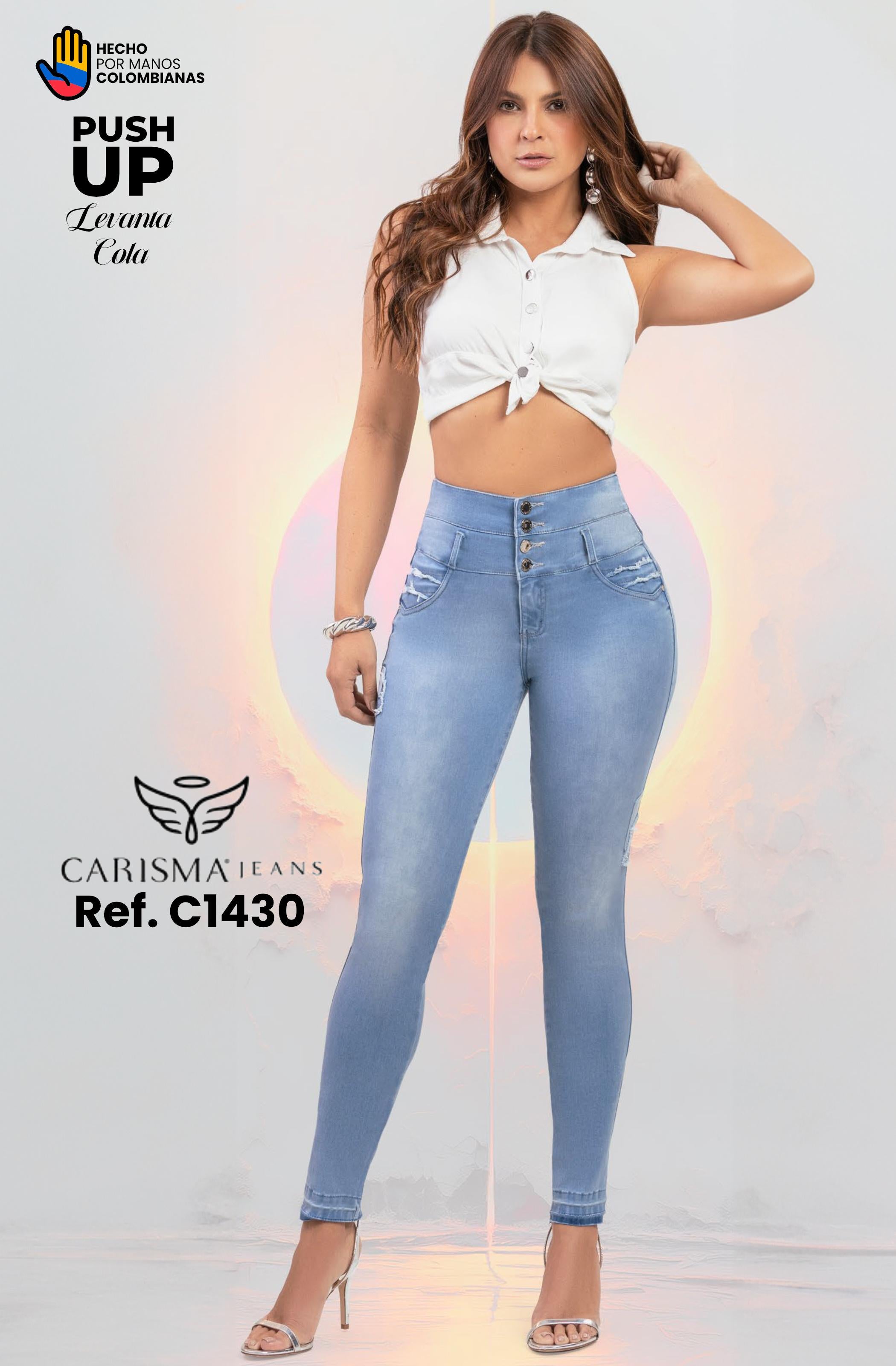 Ref. 070 -C1430 Jean Colombiano Push Up