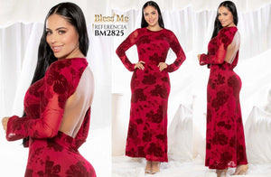 Ref. 5214002 -BM2825 Vestido de Fiesta Largo - Ropa Colombiana
