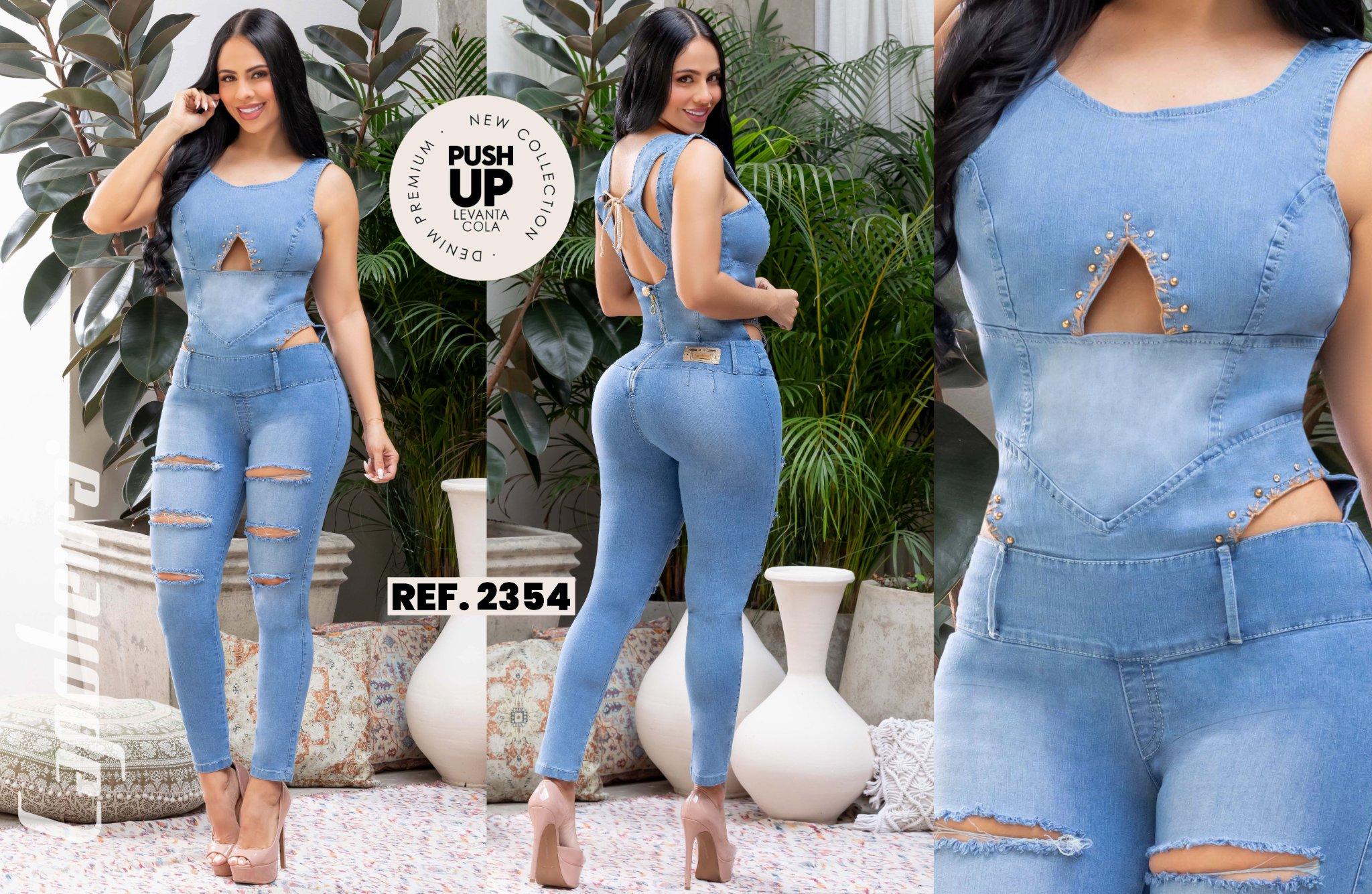 Ref. 006 -2354 ENTERIZO COLOMBIANO DAMA MANGA CORTA - Ropa Colombiana