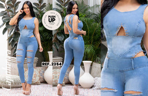 Ref. 006 -2354 ENTERIZO COLOMBIANO DAMA MANGA CORTA - Ropa Colombiana
