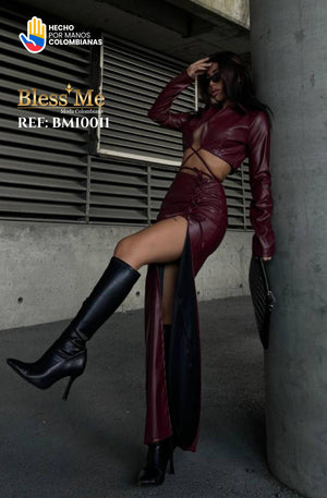 Ref. 5214002 -BM10011 Conjunto Falda Larga - Ropa Colombiana