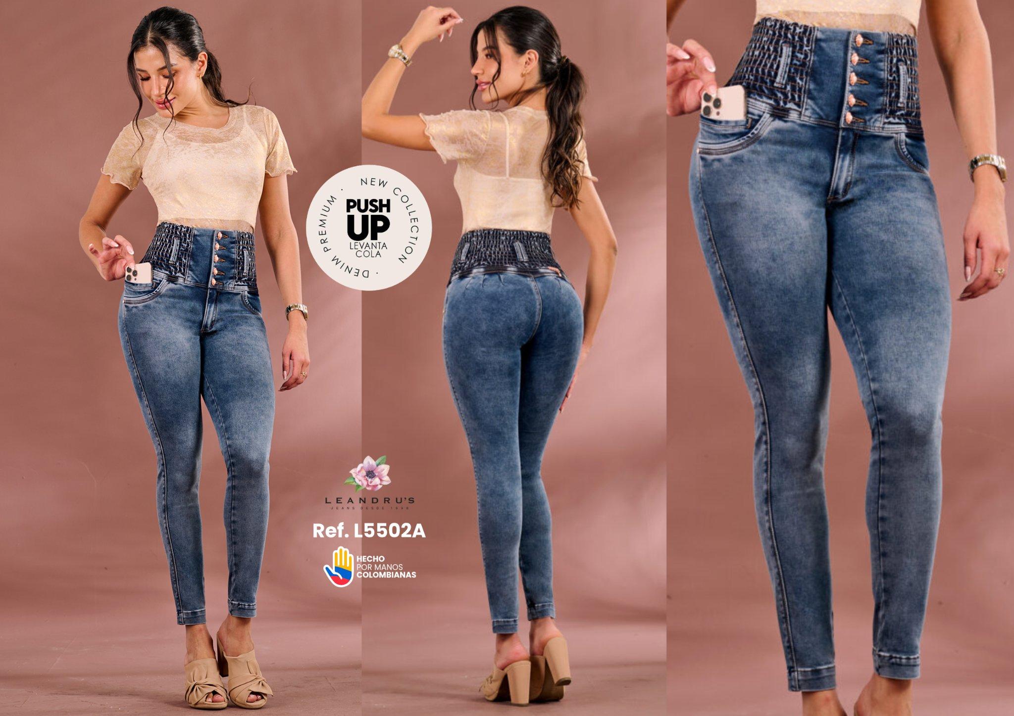 Ref. 10255 -L5502A Jean Colombiano Push Up - Ropa Colombiana