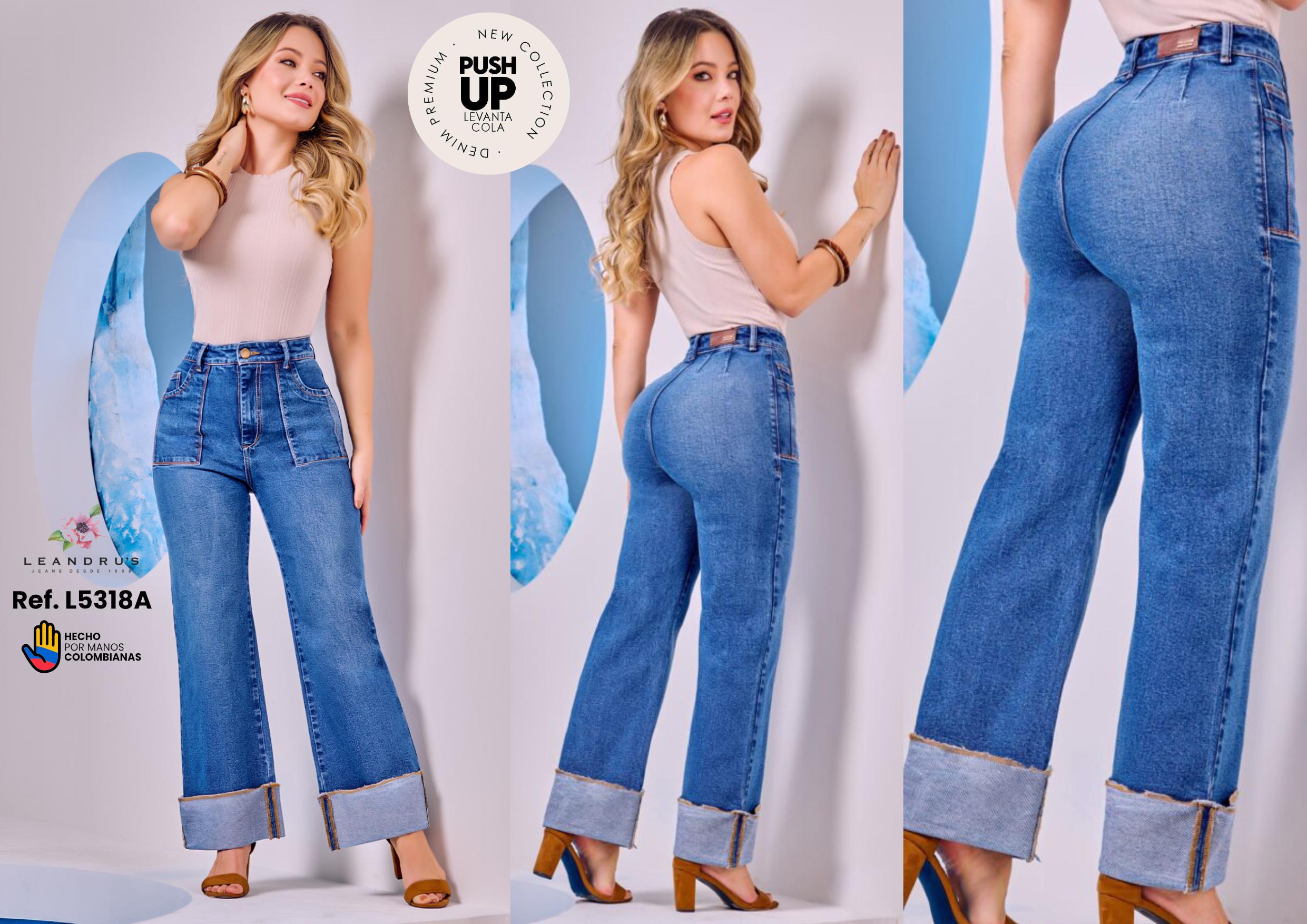 Ref. 10255 -L5318A Jean Colombiano Push Up - Ropa Colombiana