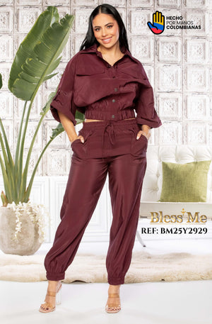 Ref. 5214002 -BM25Y2929 Conjunto de blusa y pantalón - Ropa Colombiana