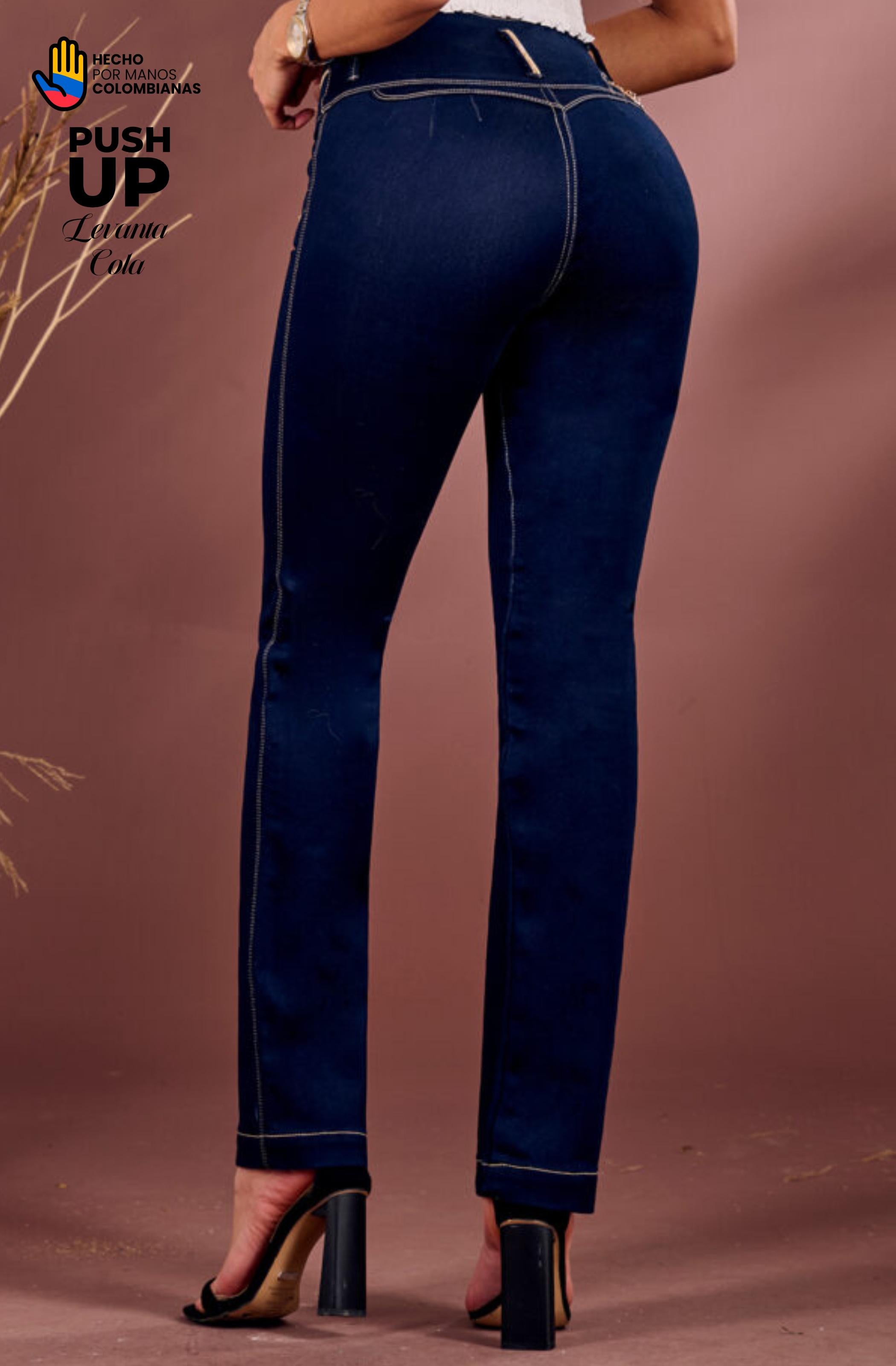 Ref. 10255 -L5513B Jean Colombiano Push Up - Ropa Colombiana