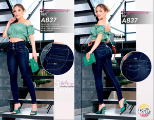 Ref. 568 -A837 Jeans Colombianos Push Up - Ropa Colombiana
