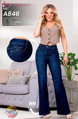 Ref. 568 -A846 Jeans Colombianos Push Up - Ropa Colombiana
