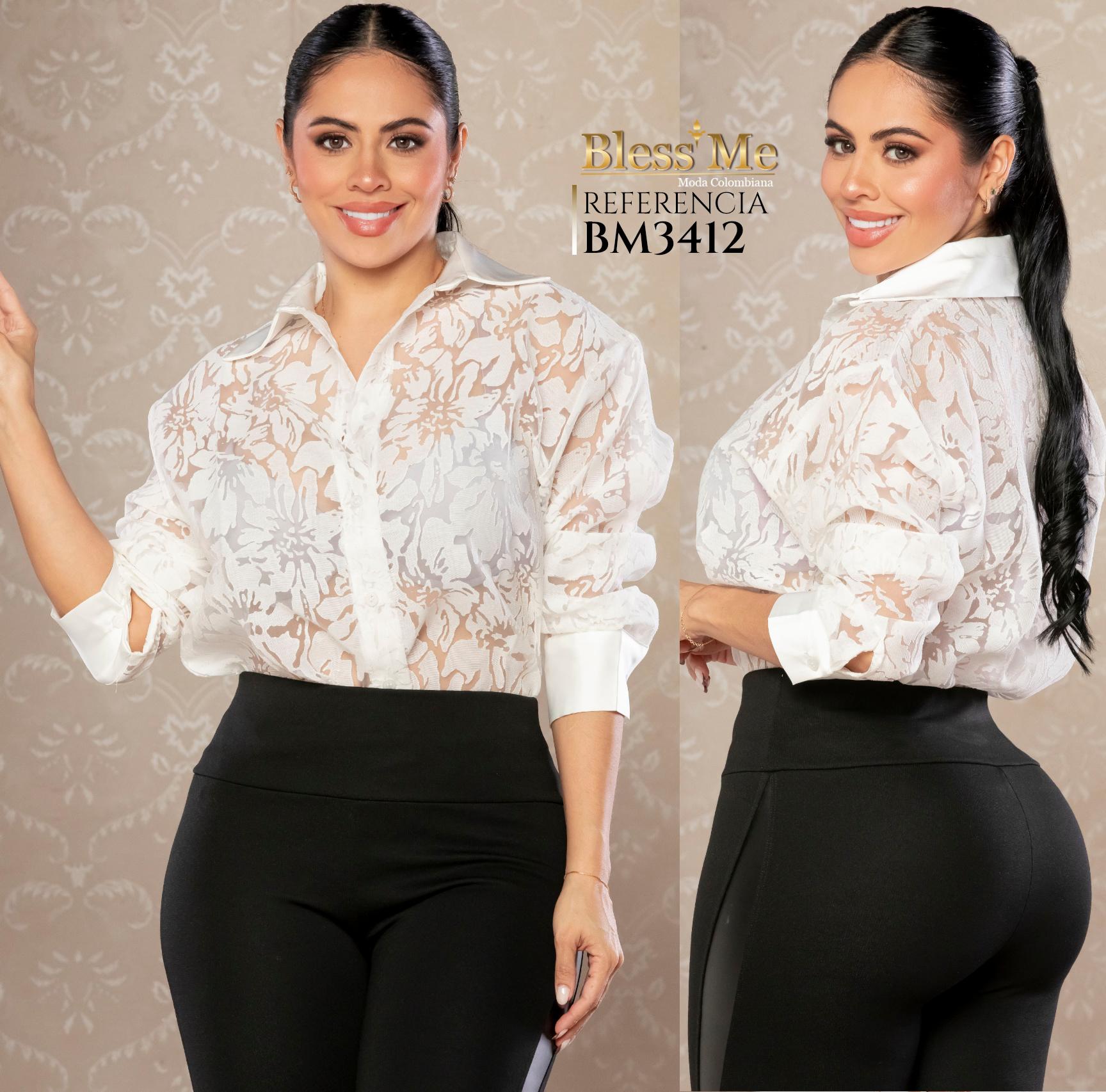 Ref. 5214002 -BM3412 Blusa colombiana con estilo para mujer