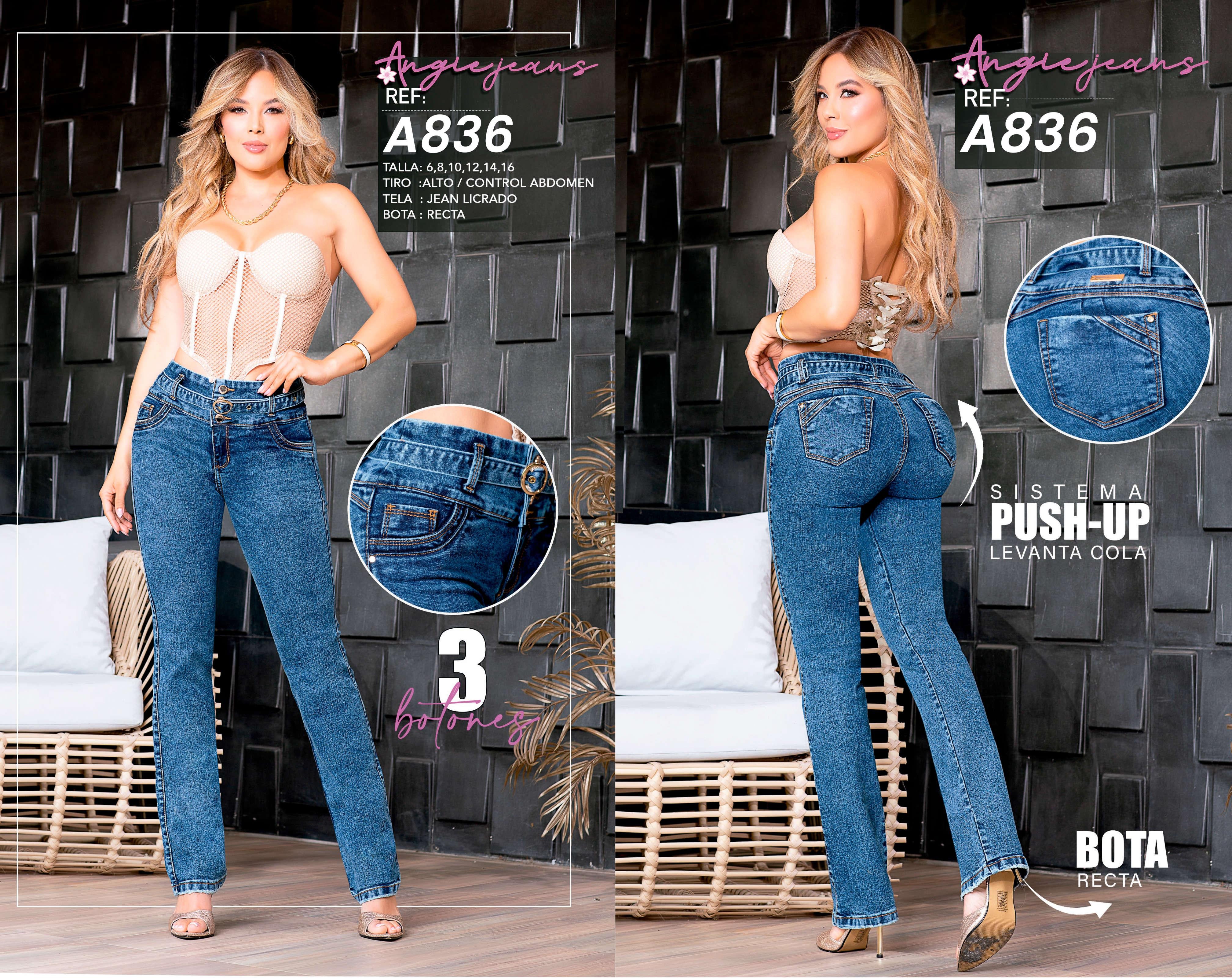 Ref.  -A836 Jeans Colombianos Push Up - Ropa Colombiana
