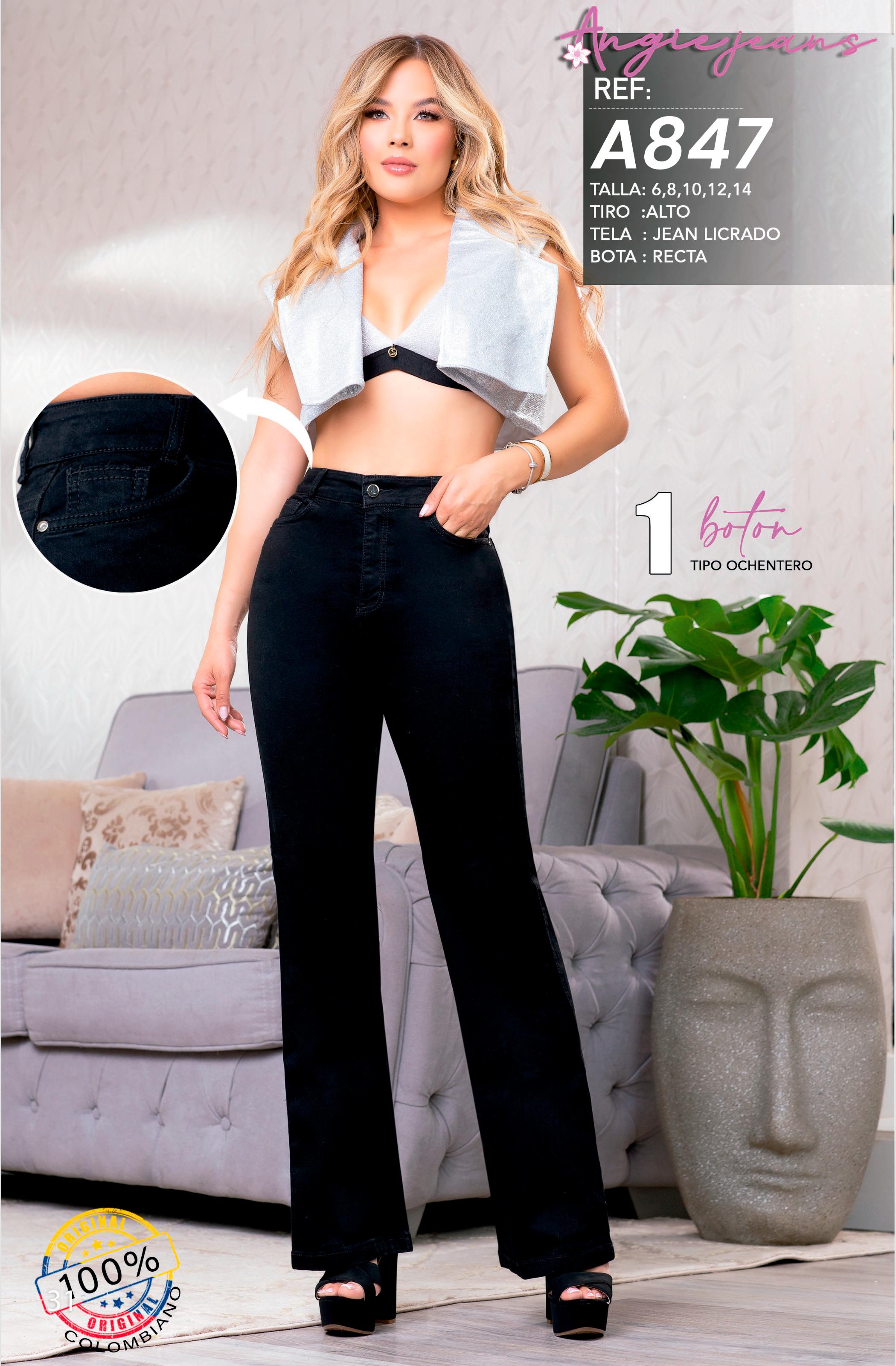 Ref. 568 -A847 Jeans Colombianos Push Up