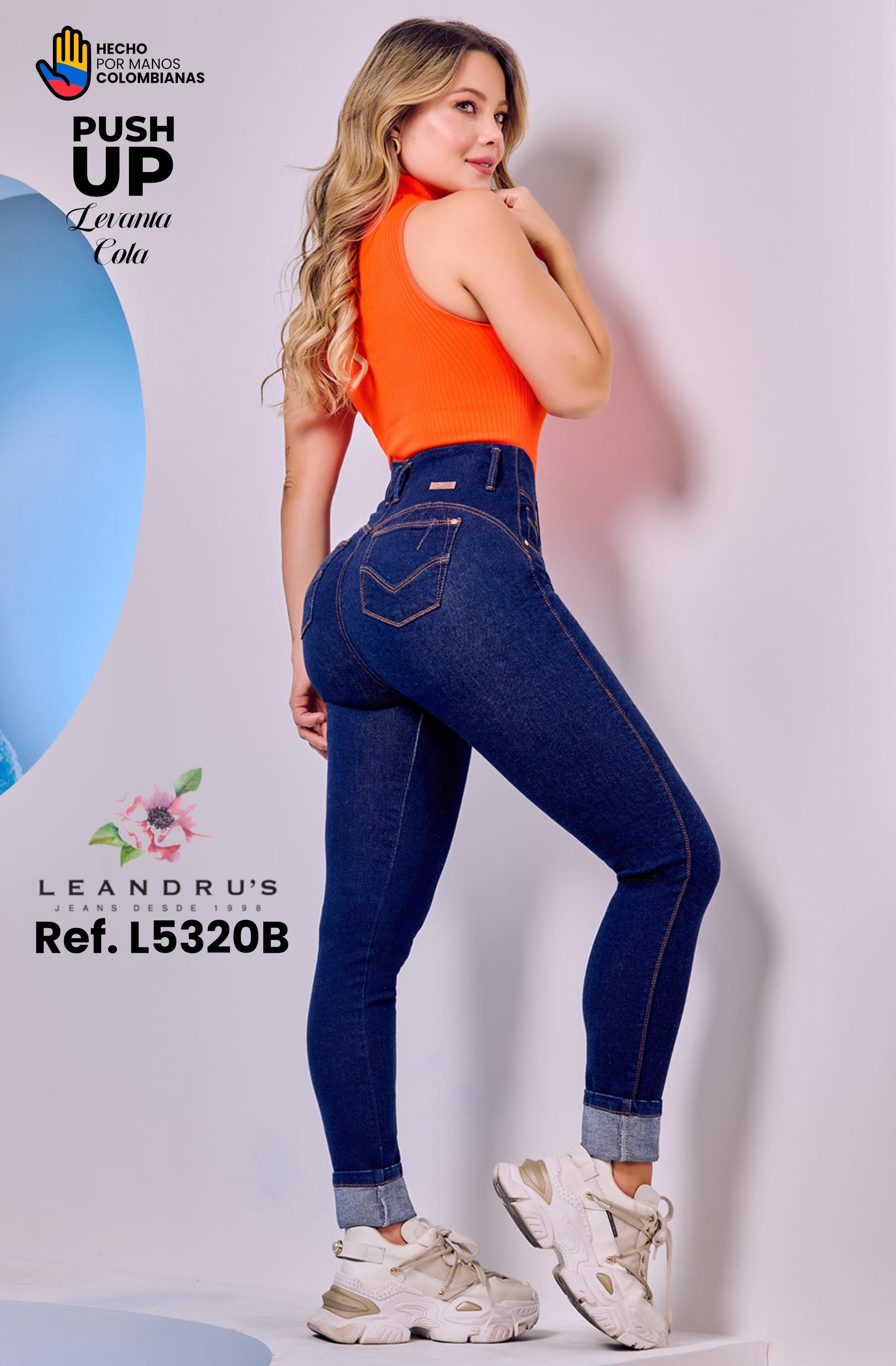 Ref. 10255 -L5320B Jean Colombiano Push Up - Ropa Colombiana
