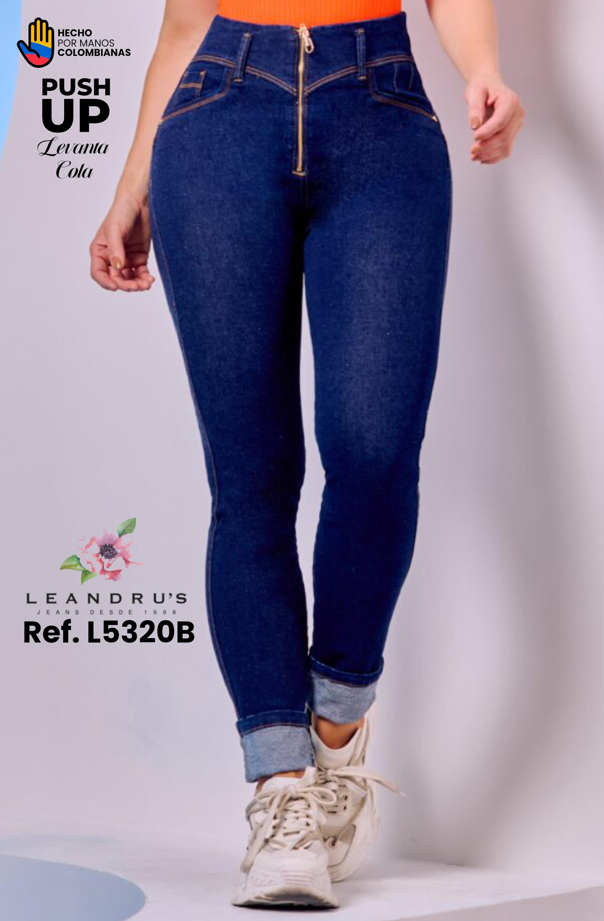 Ref. 10255 -L5320B Jean Colombiano Push Up - Ropa Colombiana